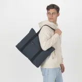Geantă tip tote din PU moale, rezistentă la apă – cu logo-ul firmei — fotografia 5