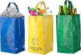 Saci reciclabile pentru deşeuri pe culori Lopack — fotografia 2