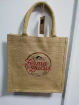 Sacoșă textilă iuta midi - Jute Midi Tote — fotografia 7