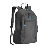 Rucsac din nailon Dobby pentru laptop, cu 3 buzunare – cu logo-ul firmei — fotografia 1