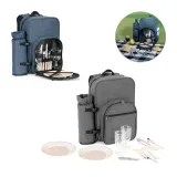 Rucsac 600D de înaltă densitate din poliester reciclat Picnic cooler bag Whitsunday – cu logo-ul firmei — fotografia 2