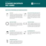 Rucsac 2 în 1 Dynamic backpack I – cu logo-ul firmei — fotografia 5
