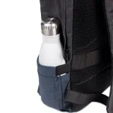 Rucsac anti-furt din poliester reciclat de înaltă densitate 600D Genoa Bpack – cu logo-ul firmei — fotografia 10
