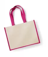 Sacoșă textilă pictat clasic bumbac si Iuta - Printers' Jute Classic Shopper — fotografia 6