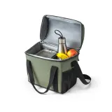 Geantă frigorifică căptușită din poliester reciclat 600D ripstop 11 L Roma M – cu logo-ul firmei — fotografia 15