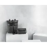 Rucsac din microfibră și PU Rover backpack – cu logo-ul firmei — fotografia 4