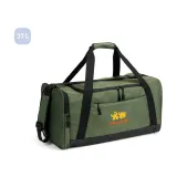 Geantă de sport din poliester reciclat 600D de înaltă densitate Faro – cu logo-ul firmei — fotografia 6