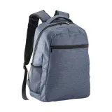 Rucsac pentru laptop (15'') din poliester cu efect melanj – cu logo-ul firmei — fotografia 1