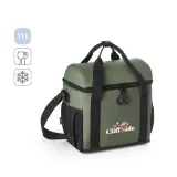 Geantă frigorifică căptușită din poliester reciclat 600D ripstop 11 L Roma M – cu logo-ul firmei — fotografia 6