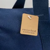 Geantă de sport/de călătorie din bumbac reciclat, de 280 g/m² – cu logo-ul firmei — fotografia 4