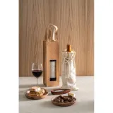Sacoșă textilă din bumbac 100% pentru sticlă (180 g/m²) Jerome — fotografia 4