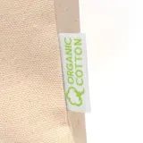 Sacoșă textilă Keon din bumbac organic 220 g/m² — fotografia 4