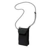 Geantă de smartphone cu curea transversală din poliester ripstop 70D – cu logo-ul firmei — fotografia 1