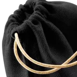 Saculet din iuta NEGRU - Jute Stuff Bag Black — fotografia 3