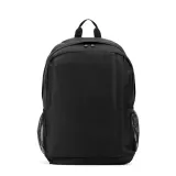 Rucsac pentru laptop din poliester reciclat 600D de înaltă densitate, 15" Liverpool – cu logo-ul firmei — fotografia 3
