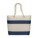Geantă de plajă din bumbac reciclat, 280 g/m² din poliester – cu logo-ul firmei — fotografia 2