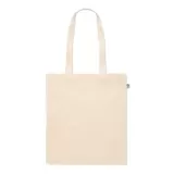 Sacoșe textile din Bumbac Organic SBT 140 g/m² - Natur (cu burduf) — fotografia 3