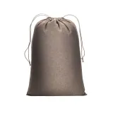 Pungă cadou din bumbac reciclat, 150 g/m², 30 x 45 cm – cu logo-ul firmei — fotografia 2