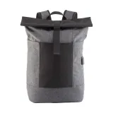 Rucsac pentru laptop din poliester reflectorizant – cu logo-ul firmei — fotografia 2