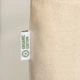Pungă de cumpărături din bumbac organic, 220 g/m², cu mânere lungi – cu logo-ul firmei — fotografia 5