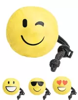 Sacoșă textilă de cumpărături smiley faces emoticon — fotografia 3