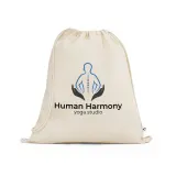 Sacoșă textilă rucsac 100% bumbac organic (140 g/m²) Belize — fotografia 3