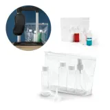 Geantă cosmetică etanșă din PVC Deniro – cu logo-ul firmei — fotografia 2