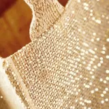 Sacoșe textile din iuta cu fiiruri aurii - Shimmer Jute Mini Gift Bag — fotografia 4