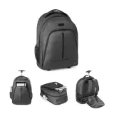 Rucsac troler pentru laptop 15.6'' din poliester 600D Eindhoven – cu logo-ul firmei — fotografia 2