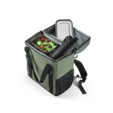 Rucsac termic căptușit din poliester reciclat 600D ripstop 16 L Roma L – cu logo-ul firmei — fotografia 14