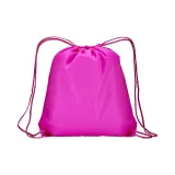 Rucsac din poliester fluorescent 210T, cu închidere cu șnur și colțuri întărite – cu logo-ul firmei — fotografia 2