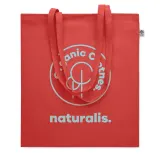 Sacoșă textilă din bumbac organic Onel — fotografia 4