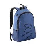 Rucsac din poliester 600D cu orificiu pentru căști – cu logo-ul firmei — fotografia 1