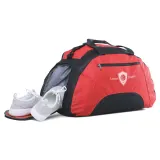 Geantă de sala în poliester 600D Fit – cu logo-ul firmei — fotografia 3