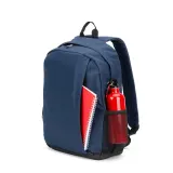 Rucsac pentru laptop din poliester reciclat 600D de înaltă densitate, 15" Liverpool – cu logo-ul firmei — fotografia 11