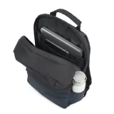 Rucsac anti-furt din poliester reciclat de înaltă densitate 600D Genoa Bpack – cu logo-ul firmei — fotografia 11
