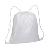 Rucsac strălucitor din policoton, 150 g/m², 37 x 42 cm – cu logo-ul firmei — fotografia 1