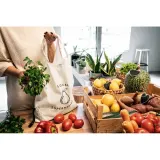 Sacoșă textilă pliabilă din bumbac 100% (100 g/m²) Orleans — fotografia 4