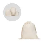 Pungă cadou medie, 100% bumbac (120 g/m²) Giftwrap M – cu logo-ul firmei — fotografia 2