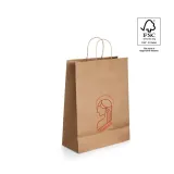 Pungă din hârtie kraft (115 g/m²) Ellen — fotografia 4