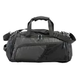Geantă de voiaj/rucsac din poliester reciclat (R-PET) – cu logo-ul firmei — fotografia 3