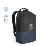 Rucsac anti-furt din poliester reciclat de înaltă densitate 600D Genoa Bpack – cu logo-ul firmei — fotografia 6