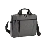 Geantă pentru laptop din poliester 600D, cu curea de umăr reglabilă – cu logo-ul firmei — fotografia 1