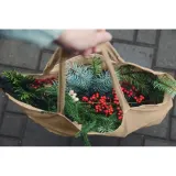 Sacoșă textilă din bumbac reciclat Viveka Colour — fotografia 10
