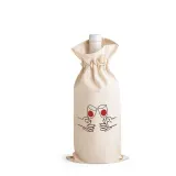 Sacoșă textilă din bumbac 100% pentru sticlă (180 g/m²) Jerome — fotografia 5