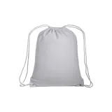 Rucsac din bumbac de 135 g/m², cu închidere cu șnur – cu logo-ul firmei — fotografia 2