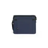 Geantă termică din poliester reciclat 600D cu curea reglabilă 7 L Cancun – cu logo-ul firmei — fotografia 10