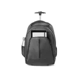 Rucsac troler pentru laptop 15.6'' din poliester 600D Eindhoven – cu logo-ul firmei — fotografia 6