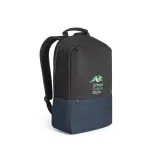 Rucsac anti-furt din poliester reciclat de înaltă densitate 600D Genoa Bpack – cu logo-ul firmei — fotografia 4