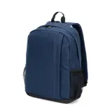 Rucsac pentru laptop din poliester reciclat 600D de înaltă densitate, 15" Liverpool – cu logo-ul firmei — fotografia 1